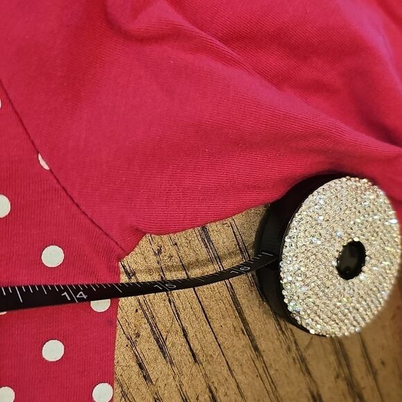 Disney Minnie Mouse Long Sleeve Pj Top Size M - Picture 6 of 9